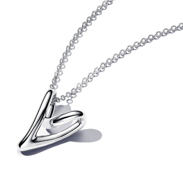 Collana Cuore Linea Sinuosa 393272C00-70-1