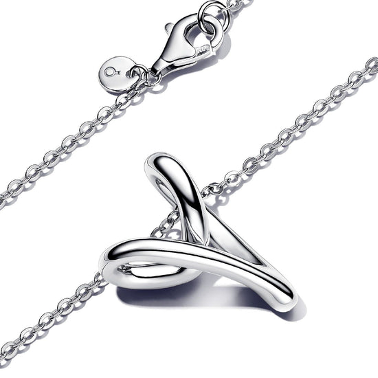 Collana Cuore Linea Sinuosa 393272C00-70-2