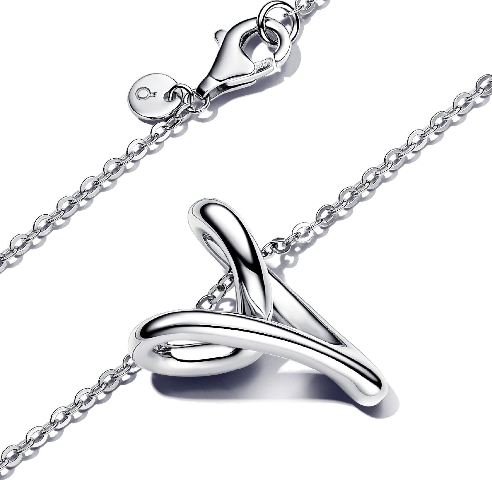Collana Cuore Linea Sinuosa 393272C00-70-2