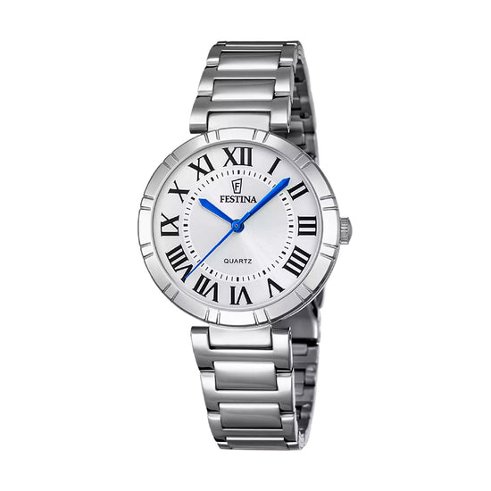 Orologio Festina Mademoiselle donna in acciaio dettagli blu MISURA UNICA