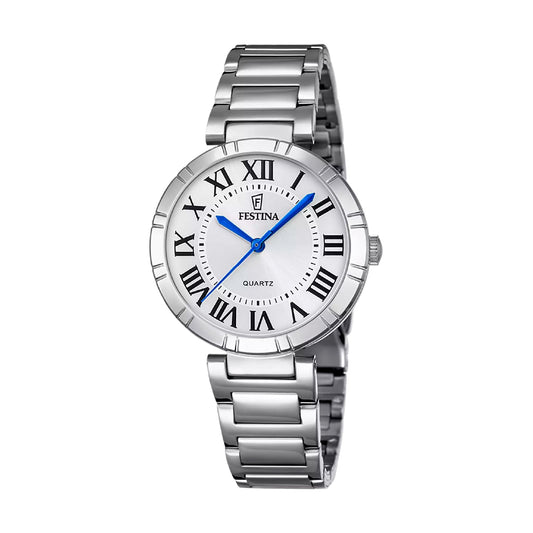 Orologio Festina Mademoiselle donna in acciaio dettagli blu MISURA UNICA