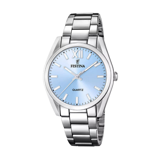 Orologio solo tempo Festina Alegría quadrante azzurro da donna MISURA UNICA