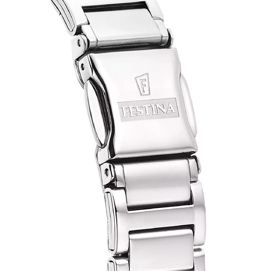 Orologio Festina Mademoiselle donna in acciaio dettagli blu MISURA UNICA