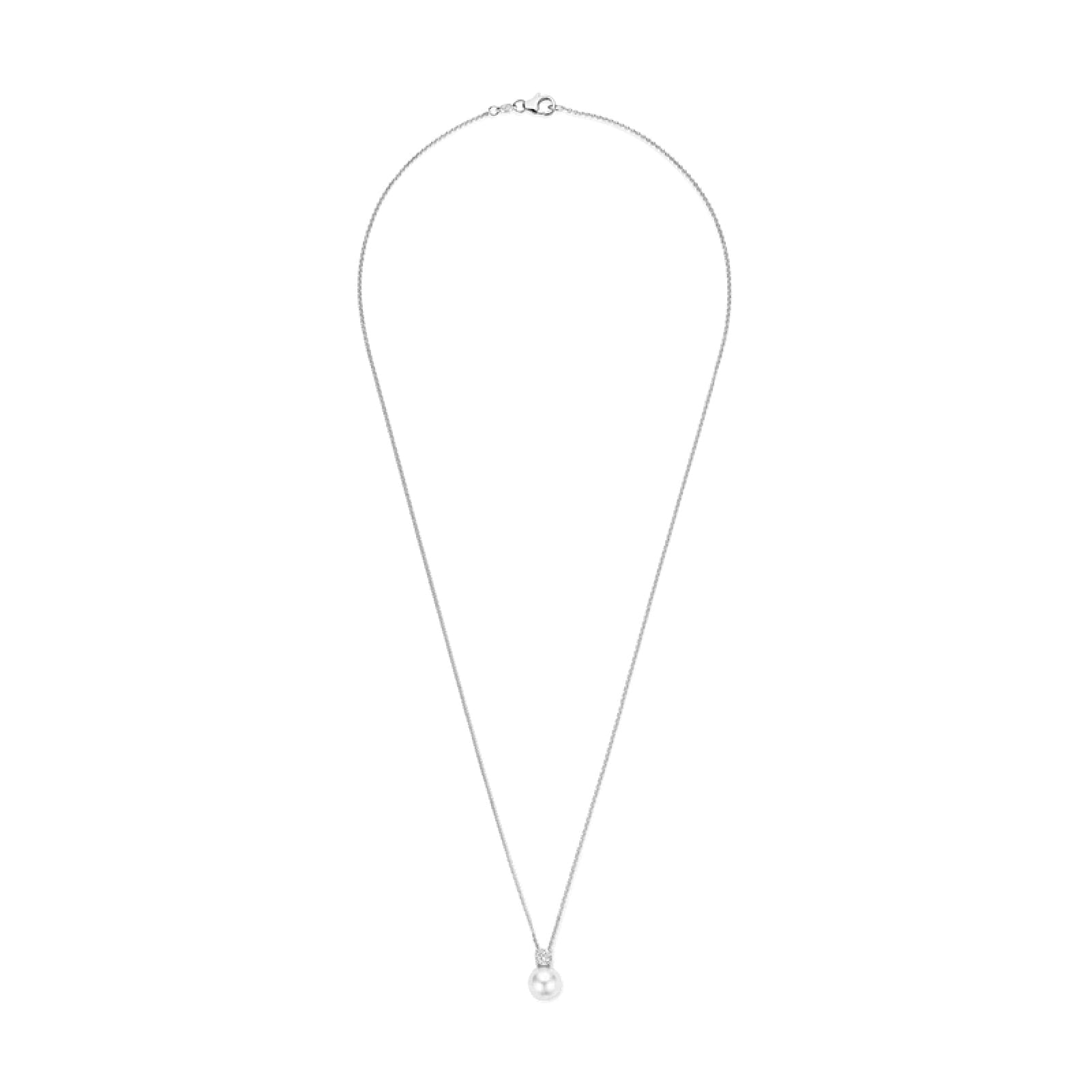 Collana girocollo TI SENTO Milano in argento perla e zircone MISURA UNICA