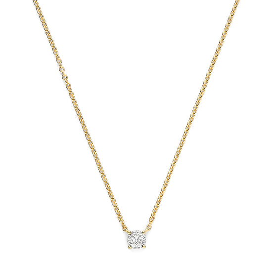 Collana donna punto luce TI SENTO Milano in argento dorato MISURA UNICA