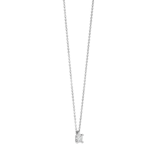 Collana punto luce TI SENTO Milano in argento con zircone MISURA UNICA