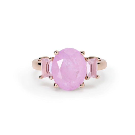 anello trilogy donna mabina santorini in argento rose glass rosa e cristalli di rocca 523419