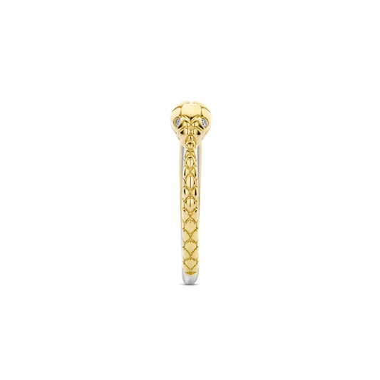 Anello serpente TI SENTO Milano in argento con pvd color oro 12
