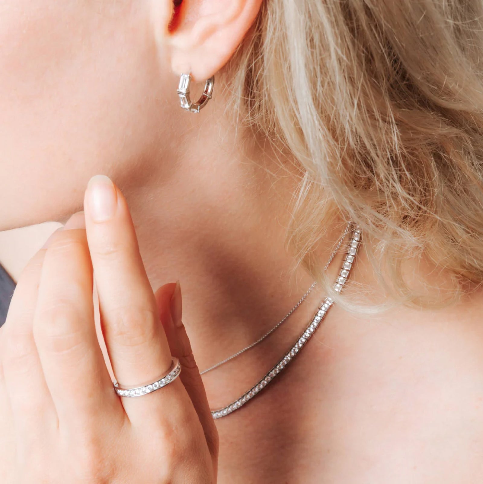 Orecchini Acciaio Chirurgico Orecchini Cerchio A Spirale In Argento 925 A Baionetta 27mm Cerchi Argento 925 Orecchini - Foto 3