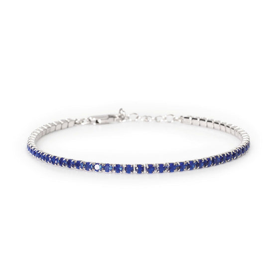 bracciale uomo mabina uomo mini tennis in argento zaffiri sintetici 2 5 mm 533861