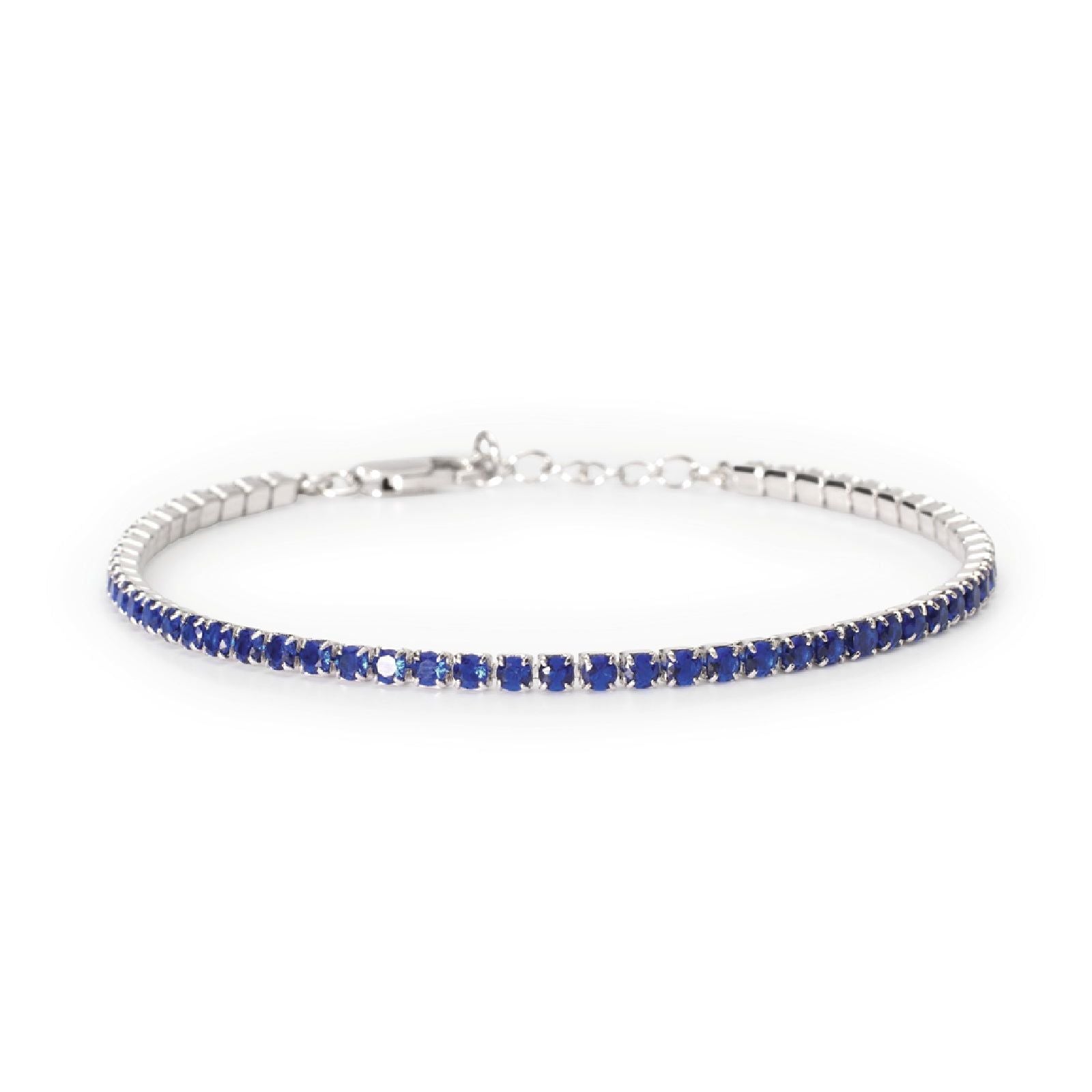 bracciale uomo mabina uomo mini tennis in argento zaffiri sintetici 2 5 mm 533861