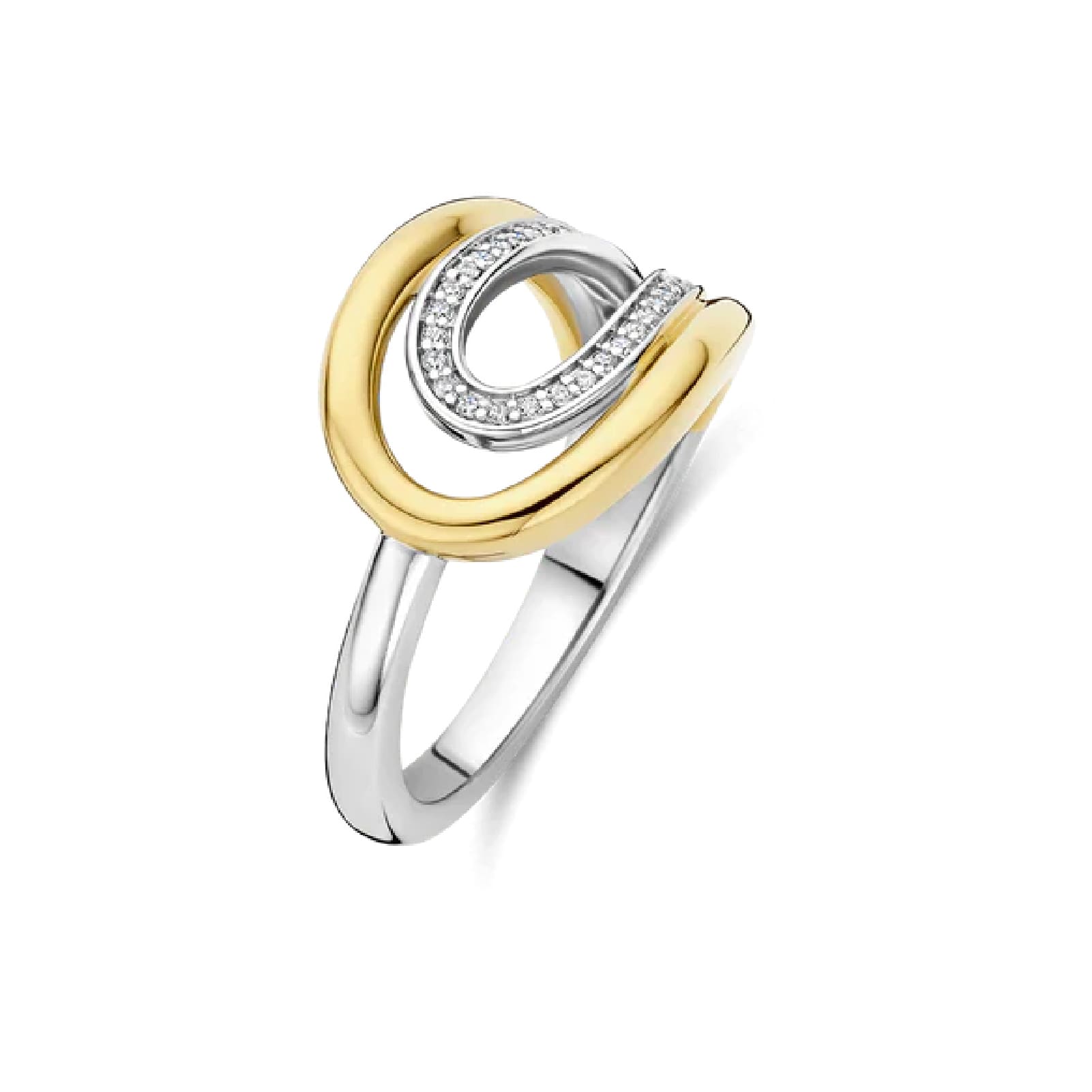 Anello TI SENTO Milano in argento con zirconi forma ovale 14