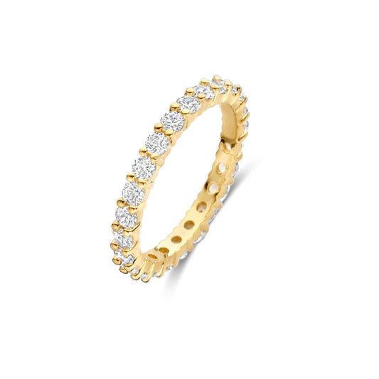 Anello beautiful TI SENTO Milano in argento dorato e zirconi 14