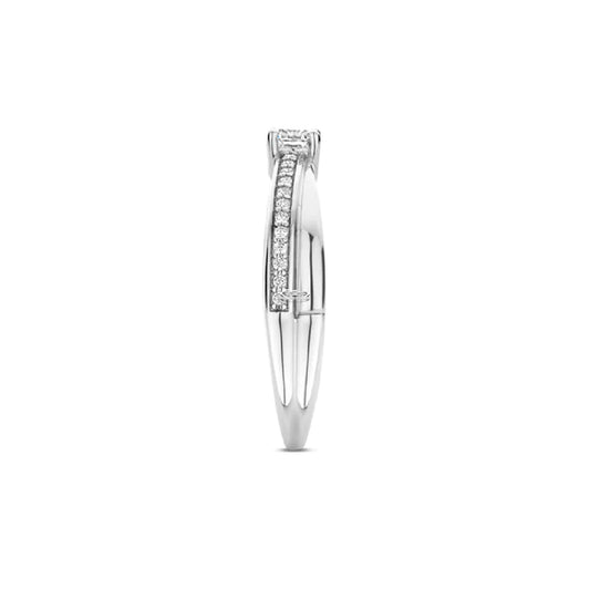 Anello in argento e zirconi TI SENTO Milano da donna 14