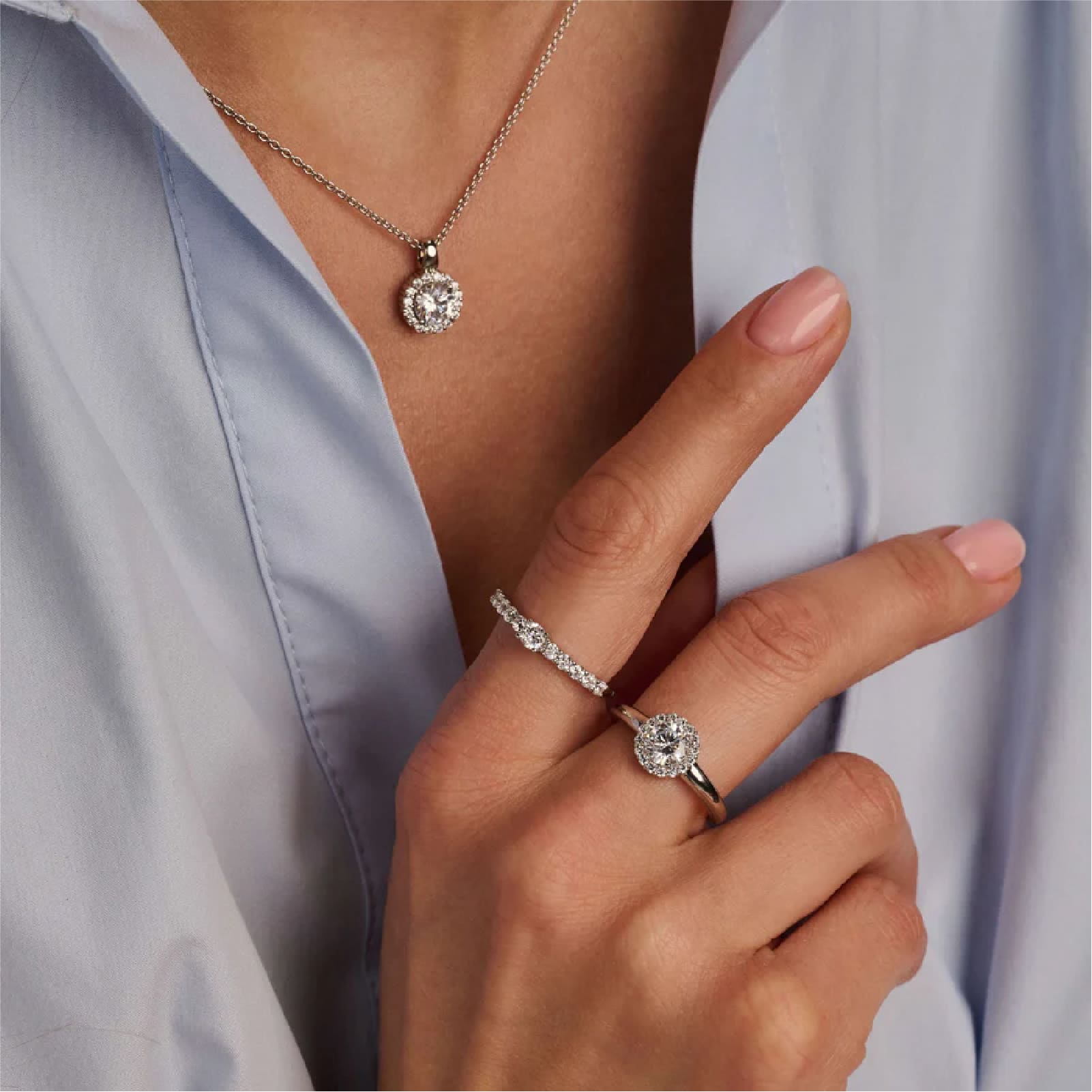 Anello TI SENTO Milano in argento con zircone rotondo centrale 14