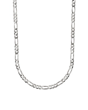 Collana catena da uomo della collezione Mabina Uomo Millennium in argento 925 con catena figaro 553677