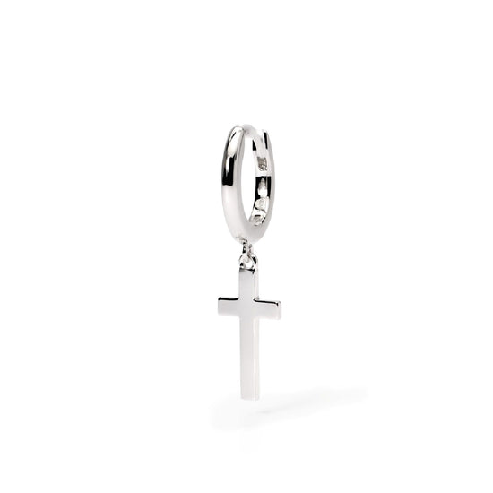 mono orecchino pendente da uomo mabina mystical in argento con croce 563762