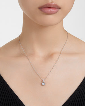Collana girocollo da donna Swarovski Birthstone in lega di metalli rodiata con cristallo del mese di aprile 5651704