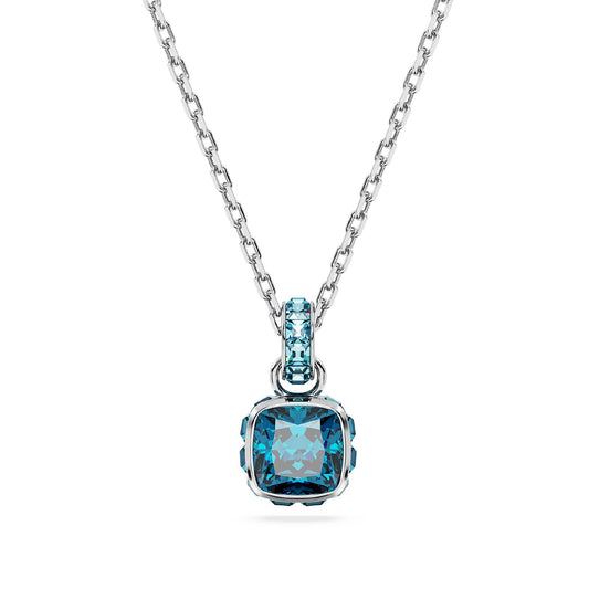 Collana donna Swarovski Birthstone cristallo blu ciondolo dicembre 5651707-1