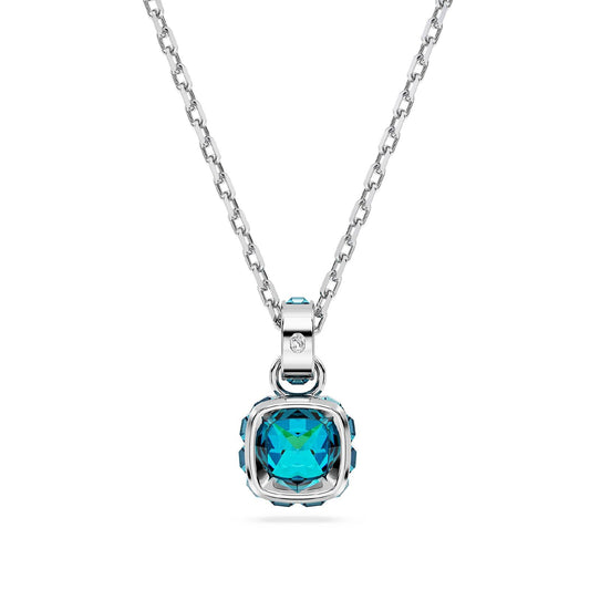 Collana donna Swarovski Birthstone cristallo blu ciondolo dicembre 5651707-2