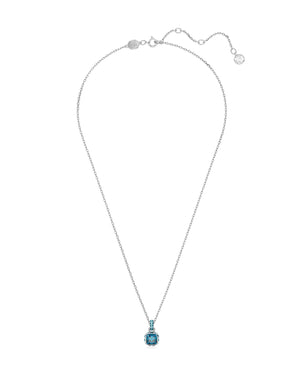 Collana girocollo da donna Swarovski Birthstone in lega di metalli rodiata con cristallo blu del mese di dicembre 5651707