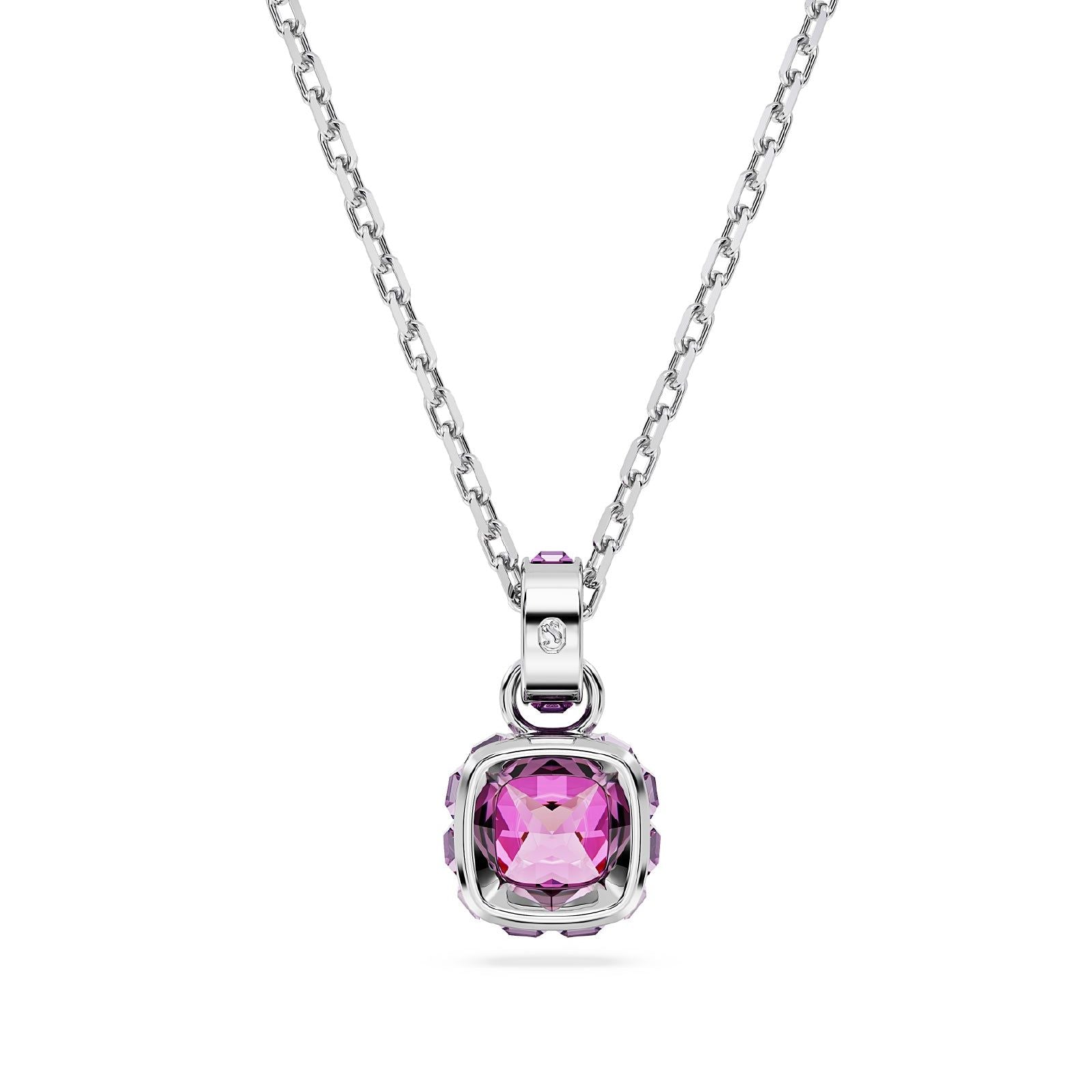 Collana donna Swarovski Birthstone cristallo viola ciondolo febbraio 5651708-2