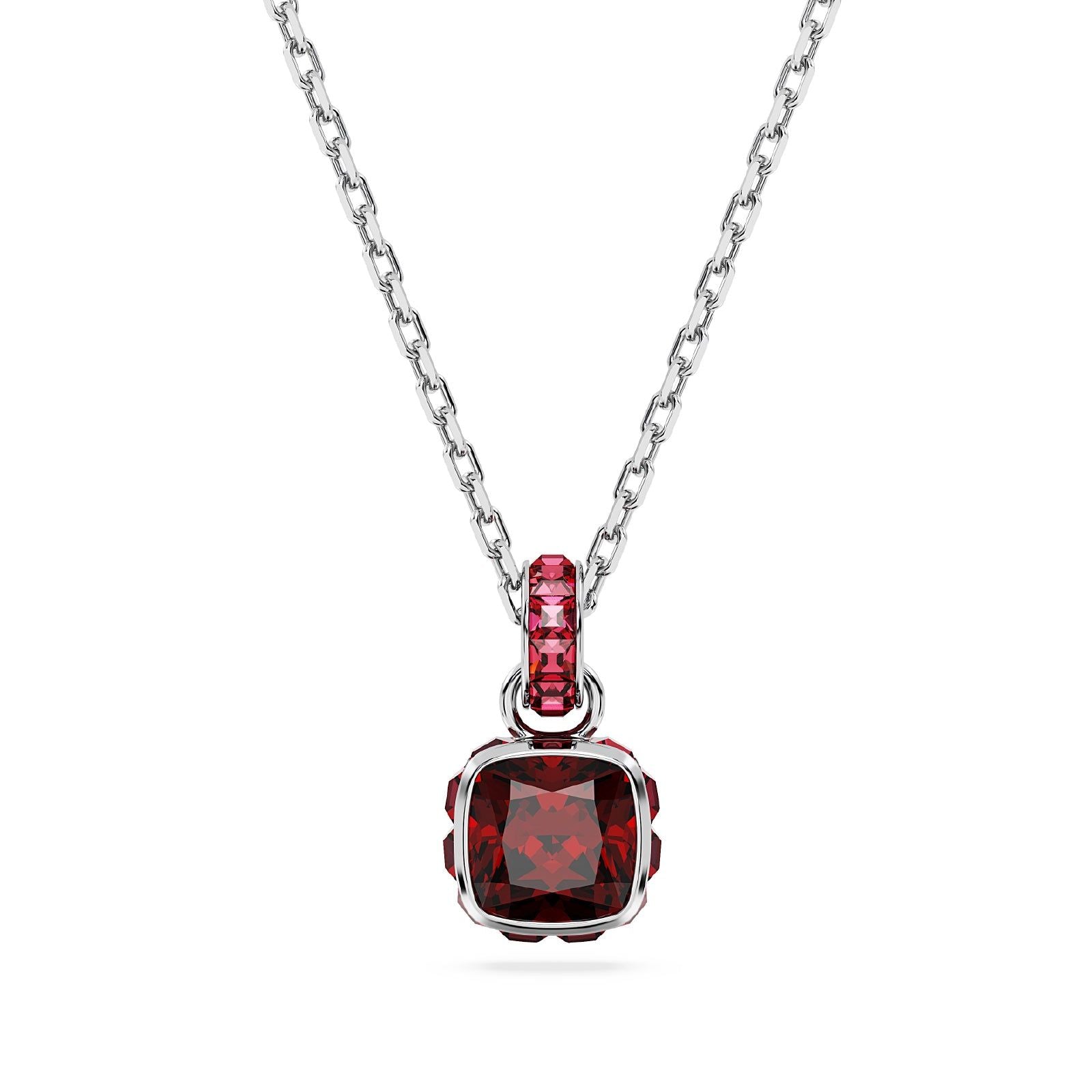 Collana donna Swarovski Birthstone cristallo rosso ciondolo gennaio 5651709-1