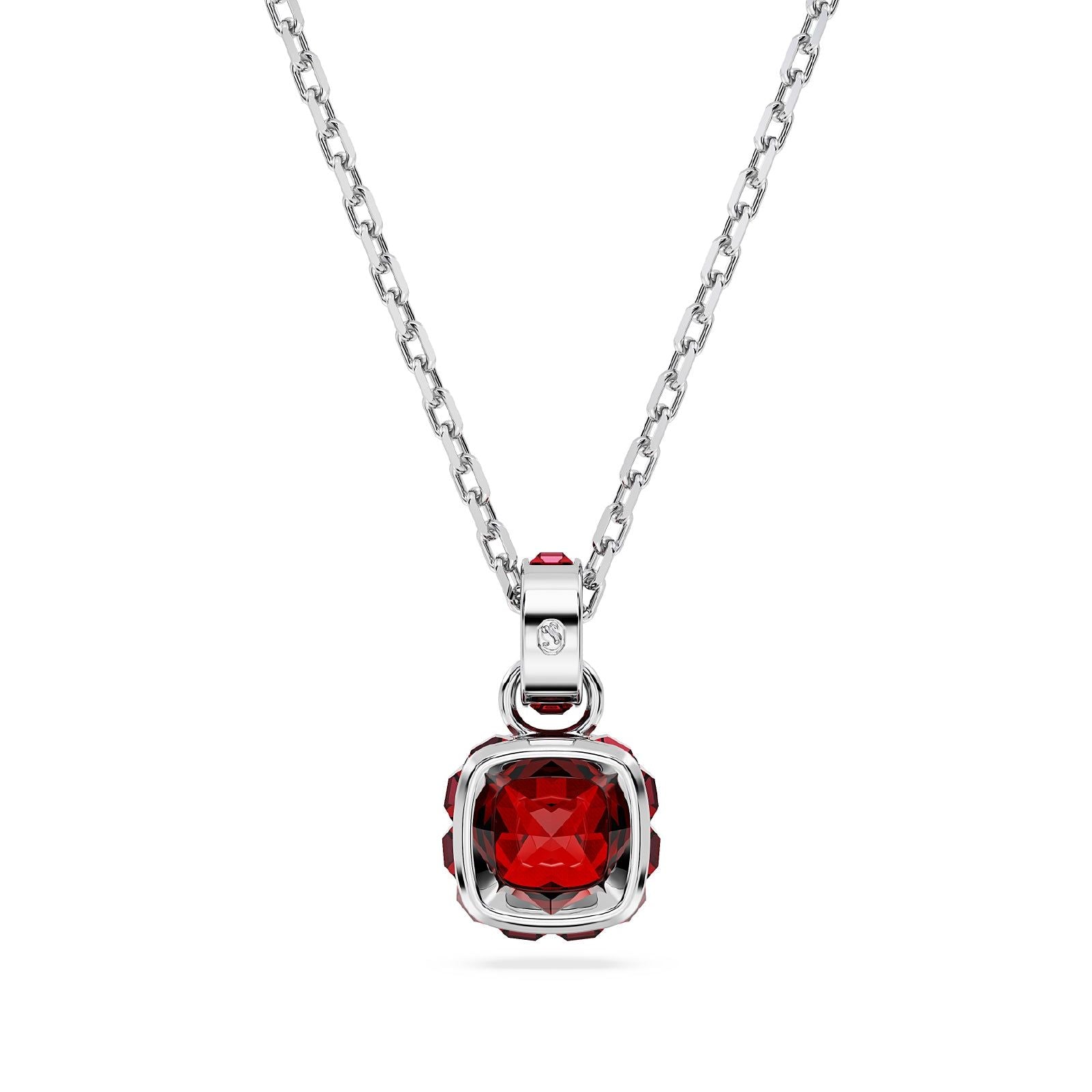 Collana donna Swarovski Birthstone cristallo rosso ciondolo gennaio 5651709-2