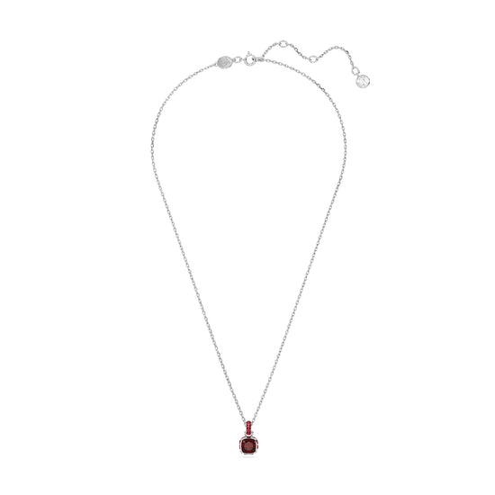 Collana donna Swarovski Birthstone cristallo rosso ciondolo gennaio 5651709