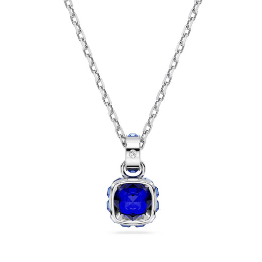 Collana donna Swarovski Birthstone cristallo blu ciondolo settembre 5651790-2