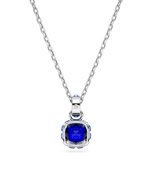 Collana girocollo da donna Swarovski Birthstone in lega di metalli rodiata con cristallo blu del mese di settembre 5651790