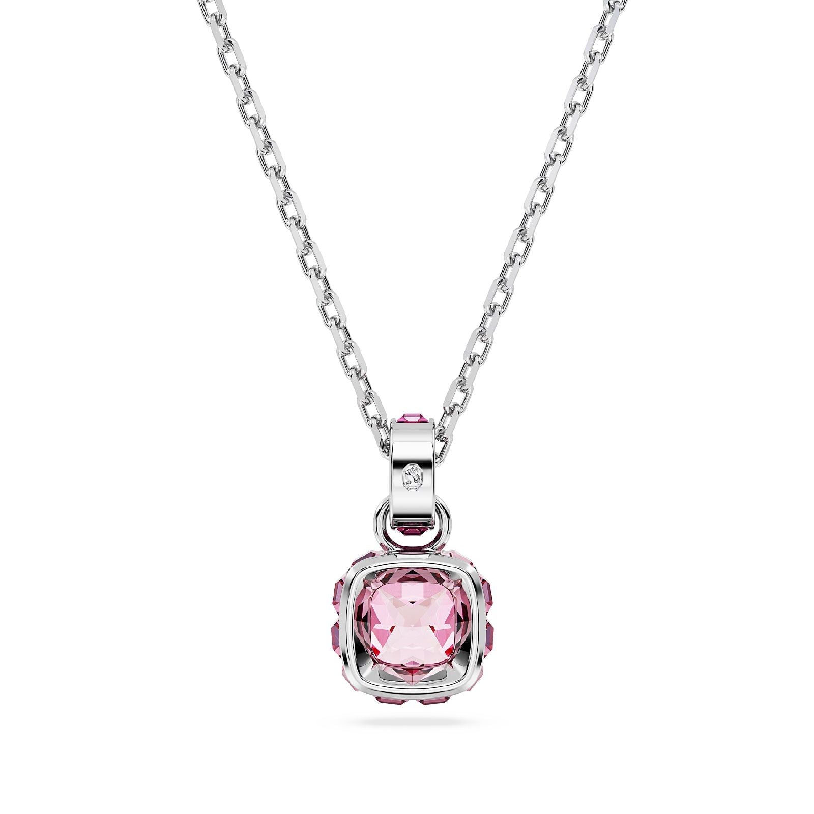 Collana donna Swarovski Birthstone cristallo rosa ciondolo ottobre 5651791-2