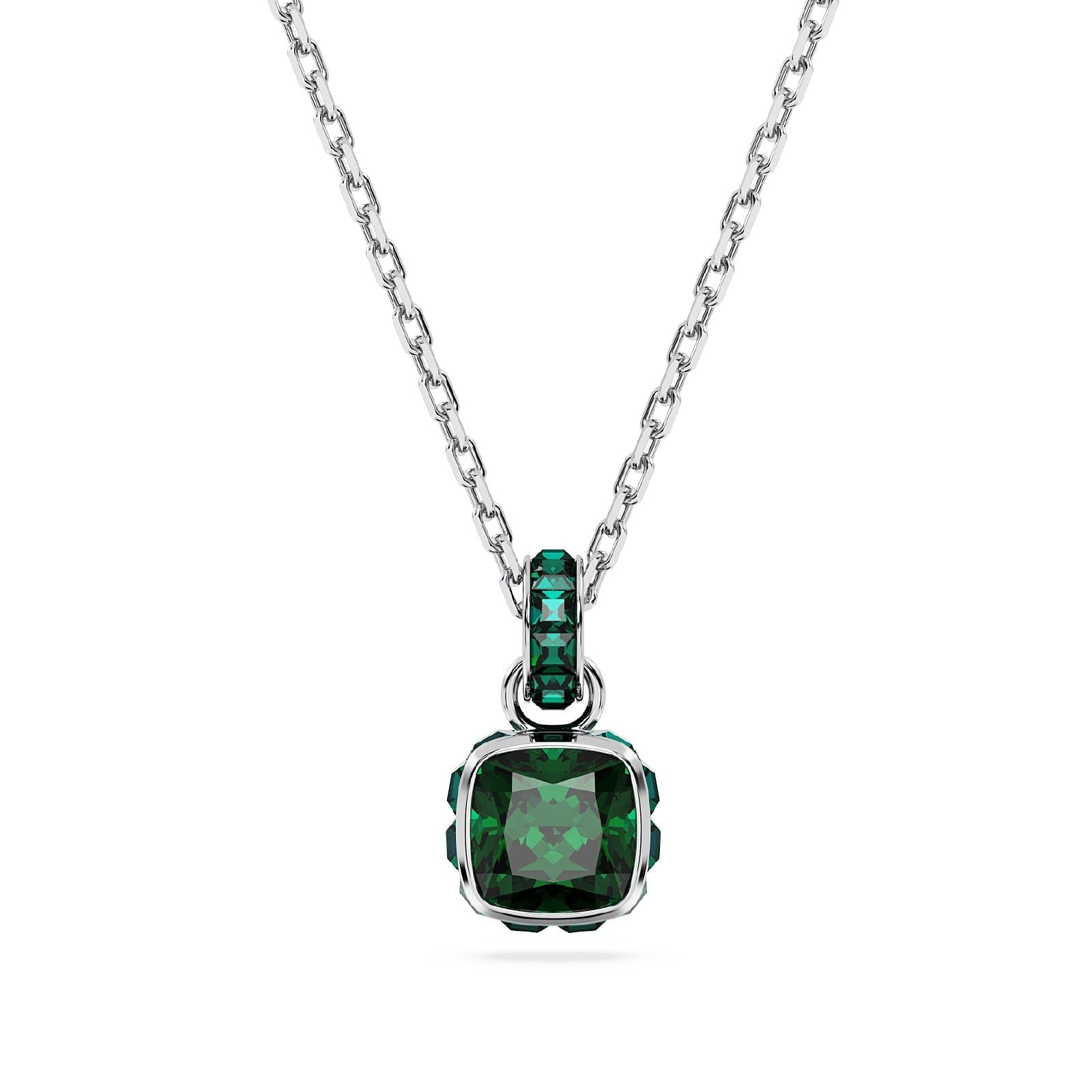 Collana donna Swarovski Birthstone cristallo verde ciondolo maggio 5651793-1
