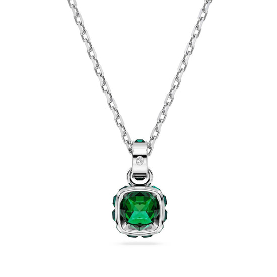 Collana donna Swarovski Birthstone cristallo verde ciondolo maggio 5651793-2