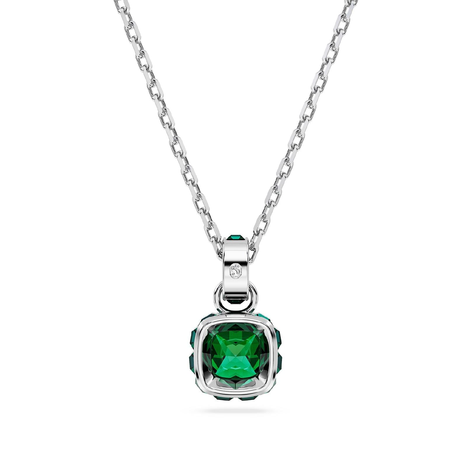 Collana donna Swarovski Birthstone cristallo verde ciondolo maggio 5651793-2
