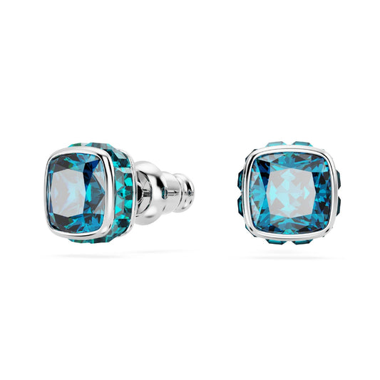 Orecchini punto luce donna Swarovski Birthstone cristallo blu dicembre 5660796-1