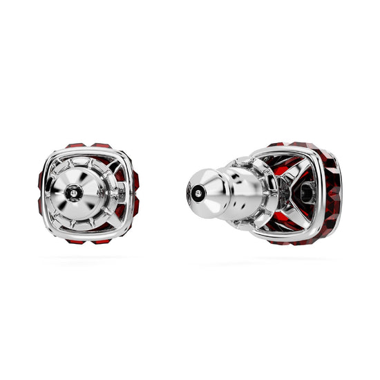 Orecchini punto luce donna Swarovski Birthstone cristallo rosso gennaio 5660798-3