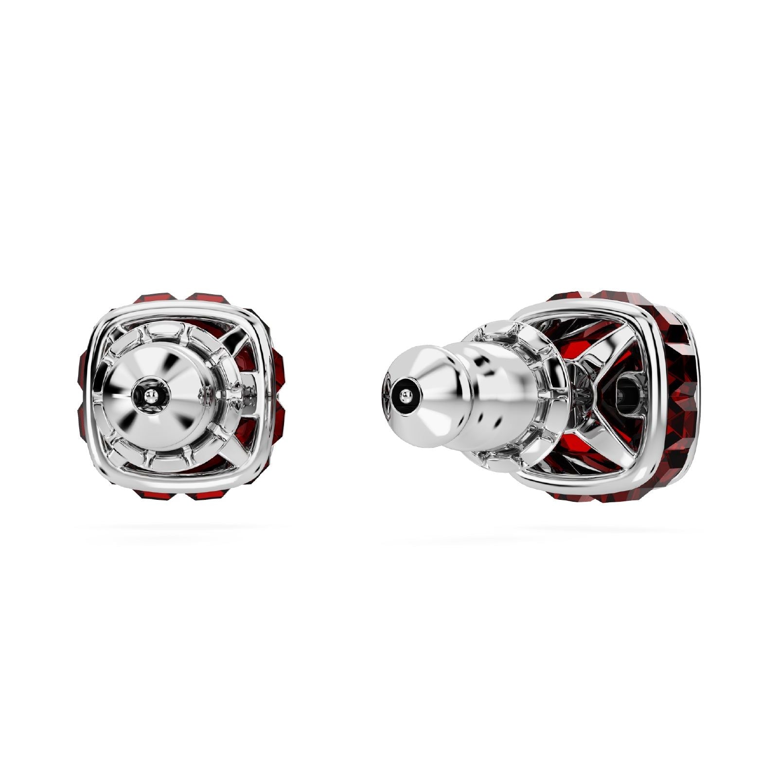 Orecchini punto luce donna Swarovski Birthstone cristallo rosso gennaio 5660798-3