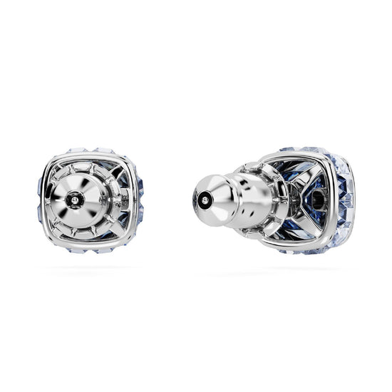 Orecchini punto luce donna Swarovski Birthstone cristallo azzurro marzo 5660800-3