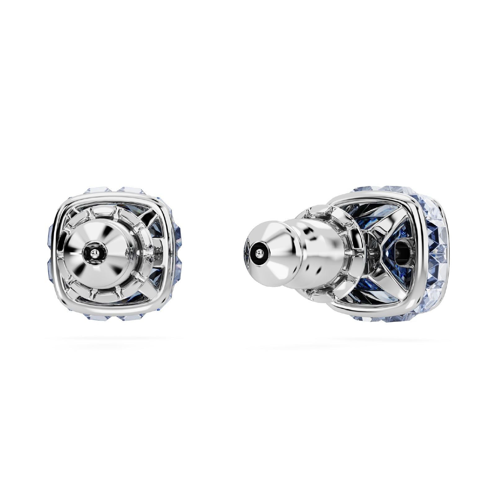 Orecchini punto luce donna Swarovski Birthstone cristallo azzurro marzo 5660800-3