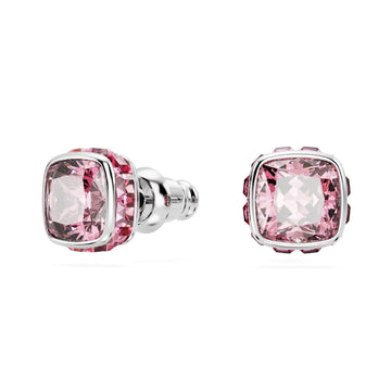 Orecchini punto luce donna Swarovski Birthstone cristallo rosa ottobre 5661960-1