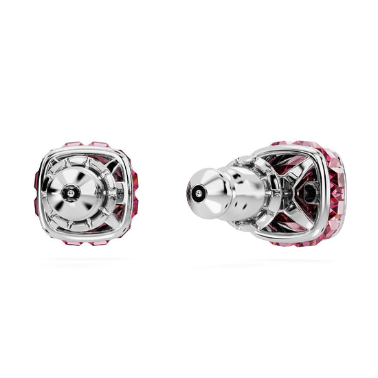 Orecchini punto luce donna Swarovski Birthstone cristallo rosa ottobre 5661960-3