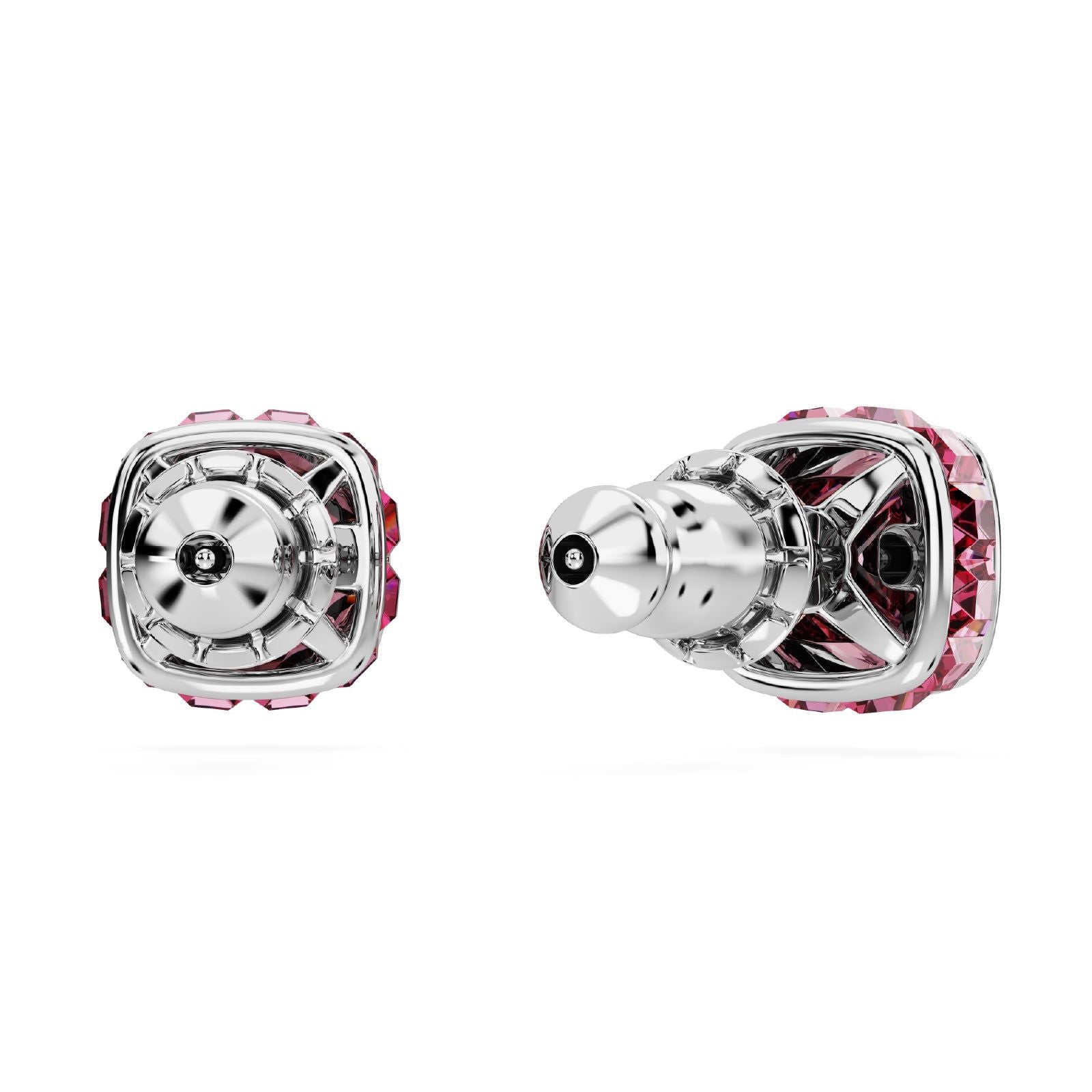 Orecchini punto luce donna Swarovski Birthstone cristallo rosa ottobre 5661960-3
