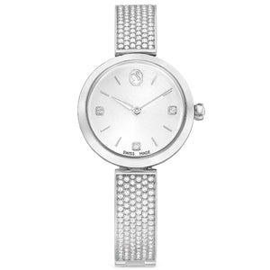 Orologio solo tempo da donna Swarovski Illumina con cassa 27 mm e bracciale semirigido in acciaio con cristalli 5671205