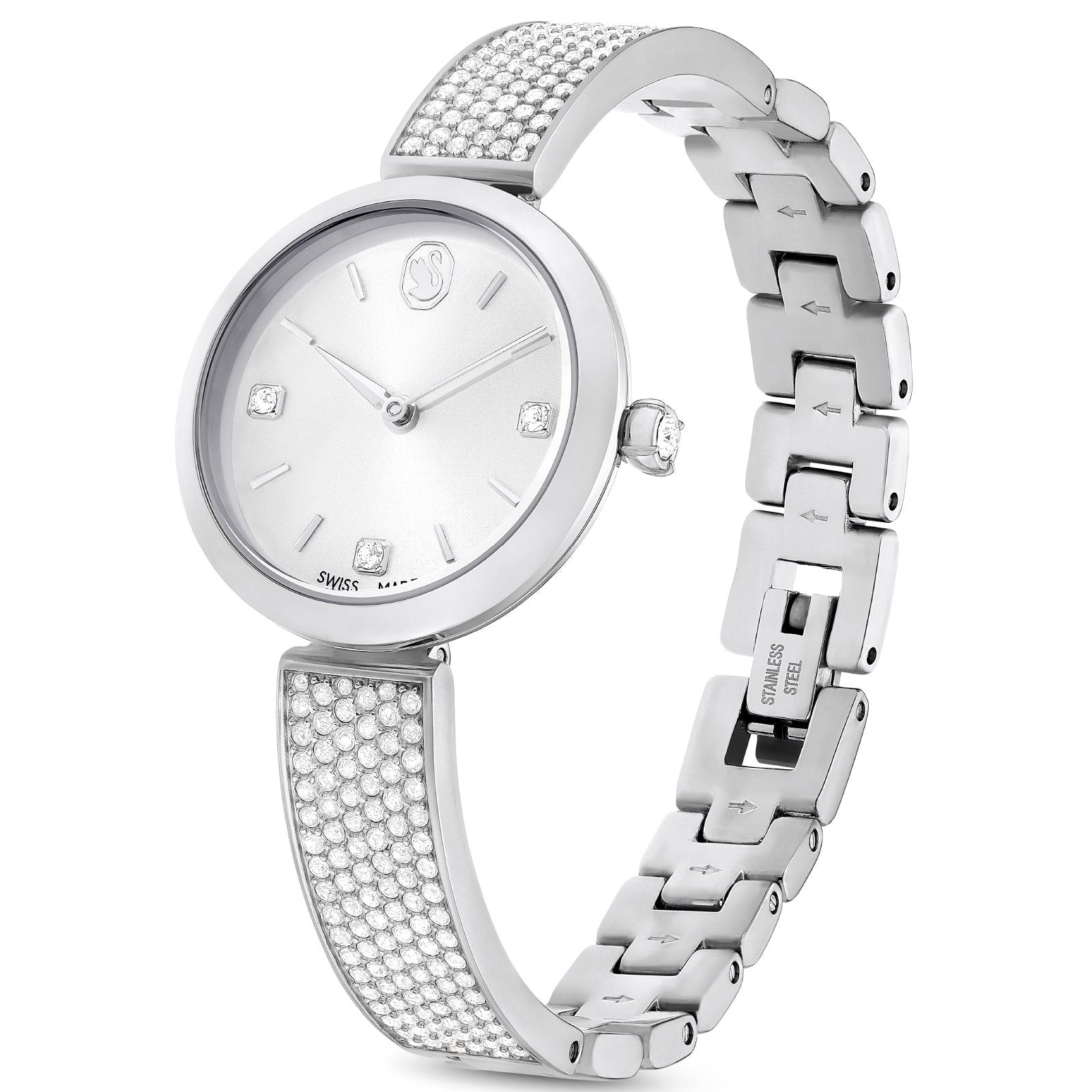 Orologio donna Swarovski Illumina in acciaio con cristalli 27 mm 5671205-2