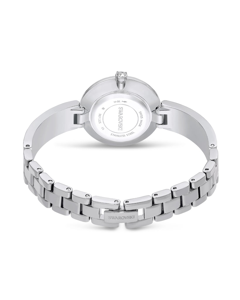 Orologio solo tempo da donna Swarovski Illumina con cassa 27 mm e bracciale semirigido in acciaio con cristalli 5671205