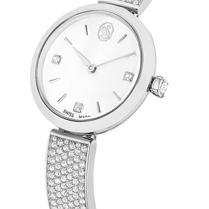 Orologio solo tempo da donna Swarovski Illumina con cassa 27 mm e bracciale semirigido in acciaio con cristalli 5671205