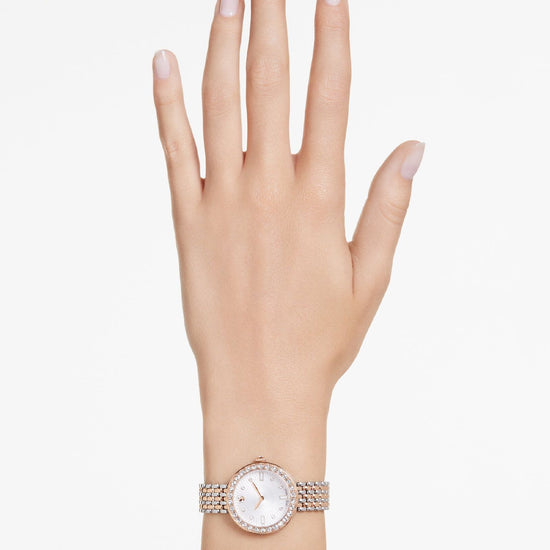 Orologio solo tempo donna Swarovski Certa acciaio bicolor rosé e cristalli 30 mm 5672971-6