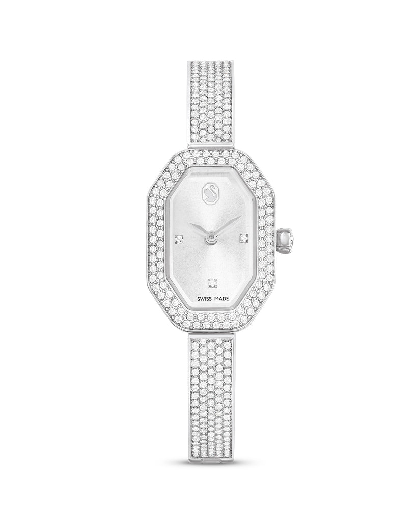 Orologio solo tempo da donna Swarovski Dextera Bangle con cassa 30x19 mm e bracciale semirigido in acciaio con cristalli 5672977