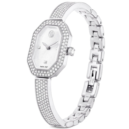 Orologio donna Swarovski Dextera Bangle in acciaio con cristalli 30x19 mm 5672977-2